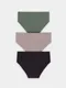 Миниатюра изображения товара Комплект женских трусов Mark Formelle 412491-3 (р.102, лавровый/декор)