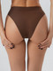 Миниатюра изображения товара Комплект женских трусов Mark Formelle 412542-3 (р.94, темный шоколад/декор)