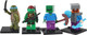 Миниатюра изображения товара Элемент конструктора Город мастеров Фигурки мой мир + черепашки / 18163-ZH