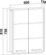 Миниатюра изображения товара Шкаф для ванной Runo Эрика 60
