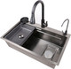 Миниатюра изображения товара Мойка кухонная со смесителем Saniteco LD0193 (60х45)