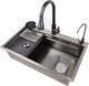 Миниатюра изображения товара Мойка кухонная со смесителем Saniteco LD0194 (68х45)