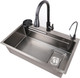 Миниатюра изображения товара Мойка кухонная со смесителем Saniteco LD0194 (68х45)