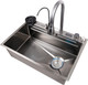 Миниатюра изображения товара Мойка кухонная со смесителем Saniteco LD0199 (68х45)