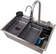 Миниатюра изображения товара Мойка кухонная со смесителем Saniteco LD0199 (68х45)