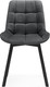 Миниатюра изображения товара Стул Notta Челси 360 / 626091 ( темно-серый ZD 995/черный)