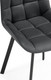 Миниатюра изображения товара Стул Notta Челси 360 / 626091 ( темно-серый ZD 995/черный)