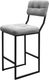 Миниатюра изображения товара Стул барный Древпром Альто ДП2-27 (черный матовый/катания сильвер)