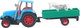 Миниатюра изображения товара Трактор игрушечный Технодрайв С прицепом / 2209A0318-R1-WOD