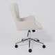 Миниатюра изображения товара Кресло офисное AksHome Bella Chrome (Kiton 701 Antarctica/велюр/белый антарктида)