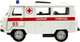 Миниатюра изображения товара Автомобиль игрушечный Технопарк Уаз-452 Буханка Скорая / UAZ452-11AMB-WH