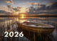 Миниатюра изображения товара Календарь настенный Витебская областная типография Рассвет на озере. 2026 год / 25с42