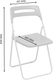Миниатюра изображения товара Стул складной Violet Vikea / 900106 (белый)