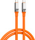 Миниатюра изображения товара Кабель Atomic Crazy USB-C-USB-C PD 60W / 30.415 (1.5м, оранжевый)