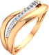 Миниатюра изображения товара Кольцо из розового золота ZORKA 2101084.14K.R.ZZ (р.18.5, с фианитами)