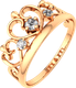 Миниатюра изображения товара Кольцо из розового золота ZORKA 210505 (р.16.5, с фианитами)