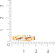 Миниатюра изображения товара Кольцо из розового золота ZORKA 200024 (р.19)