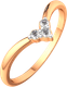 Миниатюра изображения товара Кольцо из розового золота ZORKA 2101126.14K.R (р.15.5, с фианитами)