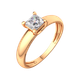 Миниатюра изображения товара Кольцо помолвочное из розового золота ZORKA 2101771.14K.R.ZZ (р.18, с фианитами)