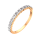 Миниатюра изображения товара Кольцо из розового золота ZORKA 2101274.14K.R.ZZ (р.15.5, с фианитами)