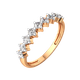 Миниатюра изображения товара Кольцо из розового золота ZORKA 2101279.14K.R.ZZ (р.16.5, с фианитами)