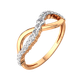 Миниатюра изображения товара Кольцо из розового золота ZORKA 2101659.14K.R.ZZ (р.17.5, с фианитами)