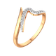 Миниатюра изображения товара Кольцо из розового золота ZORKA 2101219.14K.R.ZZ (р.16.5, с фианитами)