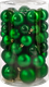 Миниатюра изображения товара Набор шаров новогодних Ausini B8033GN (зеленый, 60шт)