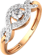 Миниатюра изображения товара Кольцо из розового золота ZORKA 210877.14K.R (р.17.5, с фианитами)