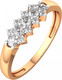 Миниатюра изображения товара Кольцо из розового золота ZORKA 210914.14K.R.ZZ (р.18, с фианитами)