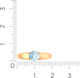Миниатюра изображения товара Кольцо помолвочное из розового золота ZORKA 2S40176.14K.R.ZZ (р.17.5, с топазом)
