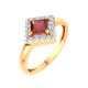 Миниатюра изображения товара Кольцо из розового золота ZORKA 2S5064.14K.R.ZZ (р.17.5, с гранатом и фианитами)