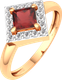 Миниатюра изображения товара Кольцо из розового золота ZORKA 2S5064.14K.R.ZZ (р.17.5, с гранатом и фианитами)