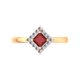 Миниатюра изображения товара Кольцо из розового золота ZORKA 2S5064.14K.R.ZZ (р.17.5, с гранатом и фианитами)