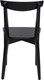Миниатюра изображения товара Стул Виста Ева ВС/112 (мат.чер/мат.чер)