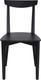 Миниатюра изображения товара Стул Виста Ева ВС/112 (мат.чер/мат.чер)