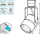 Миниатюра изображения товара Трековый светильник Gauss TR012