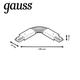 Миниатюра изображения товара Коннектор для шинопровода Gauss TR118