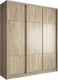 Миниатюра изображения товара Шкаф-купе Евва АЭП ШК.3 01 24 SSH.03 (дуб сонома/дуб сонома/дуб шато)