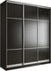 Миниатюра изображения товара Шкаф-купе Евва АЭП ШК.3.03 176 VS.03 (венге/хром)