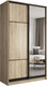 Миниатюра изображения товара Шкаф-купе Евва АЭП ШК.2.03 120 SSG.02 (дуб сонома/дуб сонома/венге глянец)