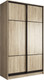 Миниатюра изображения товара Шкаф-купе Евва АЭП ШК.2.03 120 SSG.03 (дуб сонома/дуб сонома/венге глянец)