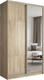 Миниатюра изображения товара Шкаф-купе Евва АЭП ШК.2.02 138 SSH.02 (дуб сонома/дуб сонома/дуб шато)