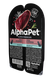 Миниатюра изображения товара Влажный корм для кошек AlphaPet Чувств. пищеварение с уткой и клюквой в соусе (15x80г)