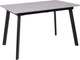 Миниатюра изображения товара Обеденный стол LEPREMO AV 1209/1 120-160x80 (ароза светлая/черный)
