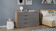 Миниатюра изображения товара Комод ТриЯ Хилтон комбинированный (дуб крафт золотой/графит матовый)