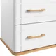 Миниатюра изображения товара Комод MODULA Карпин INV01T-3S-1016/425/758(02) (дуб натюрель/белый премиум)