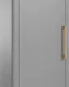 Миниатюра изображения товара Шкаф-пенал MODULA Карпин INV01HS-1D-502/425/2014(05) (дуб натюрель/серый)