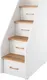 Миниатюра изображения товара Лестница для кровати MODULA Карпин INV01T-1D3S-500/954/1303(02) (дуб натюрель/белый премиум)
