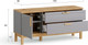 Миниатюра изображения товара Тумба MODULA Вирелле INV06T-1D2S-1354/398/625(21) (BZ серый шифер/DI дуб натюрель)